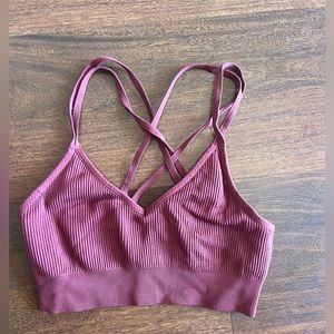 Aerie Ribbed Strappy Bralette – Size XS